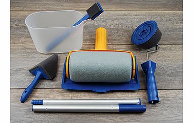 This must be the easiest, fastest, cleanest way to decorate your home and achieve a professional finish. The Paint Runner roller has a unique reservoir that holds and distributes the paint, and comes with an extension handle. No more brushes, trays, 