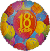 Painted 18th Balloon
