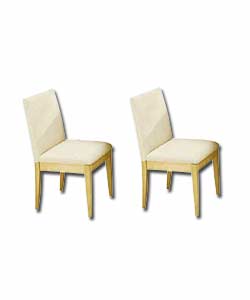 Pair of Barcelona Dining Chairs.
