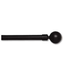 Pair of Black Metal Ball Finials