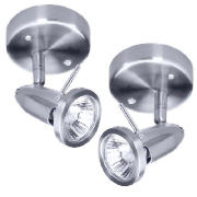 This pair of Calibre spotlights are suitable for many environments, including bathrooms and kitchens