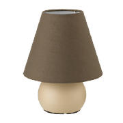 Pair of Clover Low Energy Table Lamps- Natural