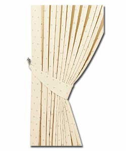 Pair of Cream Bordeaux Ready Made Curtains 167 x 183cm