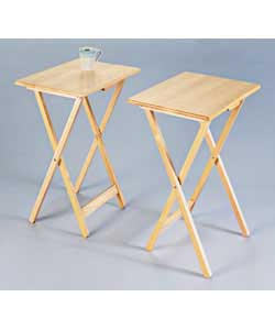 Unbranded Pair of Folding Tray Tables