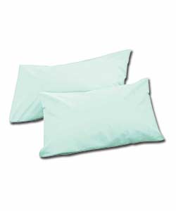 Pair of Housewife Peppermint Pillowcases