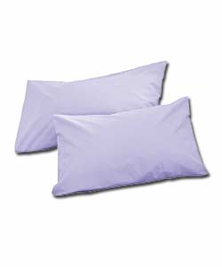 Pair of Lilac Pillowcases.