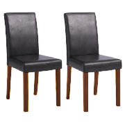 Unbranded Pair Of Milton Chairs, Walnut