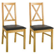 Unbranded Pair of Papillon Chairs, Natural