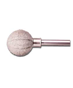 Pair of Silver Bead Finials