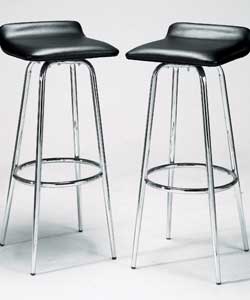 Unbranded Pair of Swivel Head Barstools