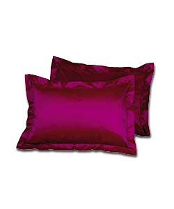 Pair of Taffeta Oxford Pillowcases.