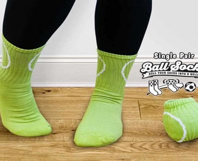 Unbranded Pair of Tennis Style Socks - Ball Socks 4827P