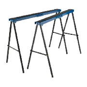 This pair of Draper Trestles folding tables is designed to support large work pieces. These trestles