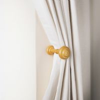 Pair of Wooden Hold-Backs