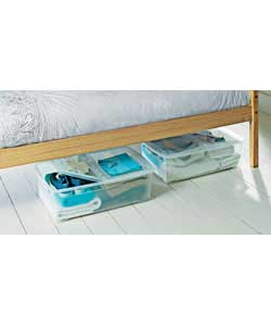 Unbranded Pair Underbed Storage Boxes