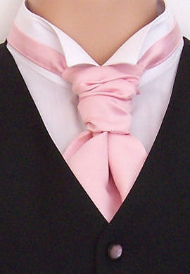 Unbranded Pale Pink Scrunchie Cravat