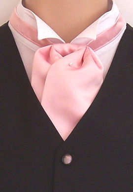 Unbranded Pale Pink Wedding Cravat