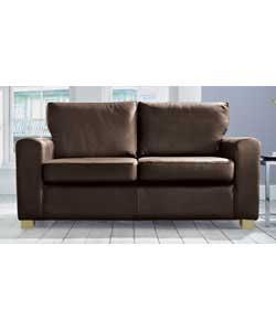Palma Large Leather Sofa - Chocolate
