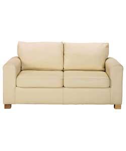 Palma Large Leather Sofa - Ivory