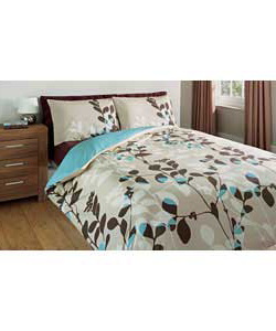 Pamplone Double Duvet Cover Set - Latte