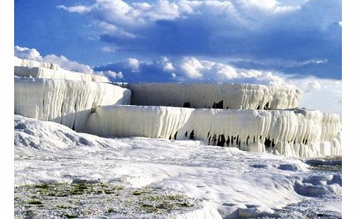 Pamukkale - from Fethiye - Intro This unmissable full-day tour takes you from Fethiye to Pamukkale meaning Cotton Castle which took its name from the spectacular cascading white travertine terraces next to which the city of Hierapolis was built at th