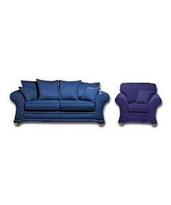 Panama Blue 3 Piece Suite