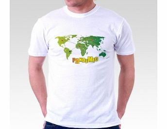 Unbranded Pandemic White T-Shirt XX-Large ZT Xmas gift