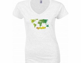Unbranded Pandemic White Womens T-Shirt Medium ZT