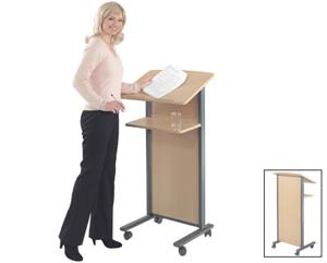 Unbranded Panel front mobile lectern