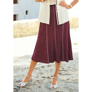 Unbranded Panelled Print Skirt