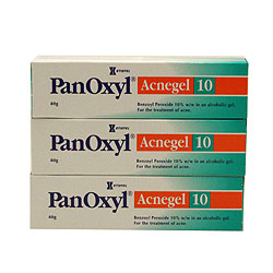 Unbranded Panoxyl 10 Acnegel Triple Pack