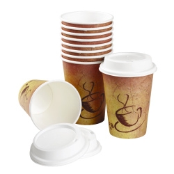 Unbranded Paper Cups 9Oz Pk 50
