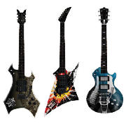 Unbranded Paper Jamz Pro Guitar - 3 Assorted