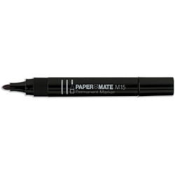 Paper Mate Permanent Marker M15 Bullet Tip Black