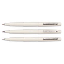 Durable ultra fine point with metal collar to prevent tip movementSnap fit cap with metal clipIdeal