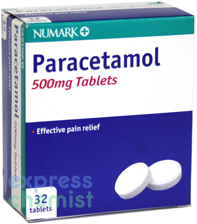 Unbranded Paracetamol 500mg Tablets (32) Numark