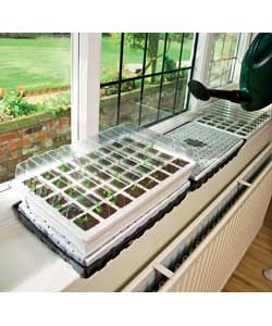 Unbranded Parasene 40 Cell Self Watering Propagator - Twin pack