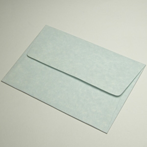 Unbranded Parchment Blue Envelopes C6