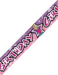 Unbranded Party Banner - Birthday Girl 9ft