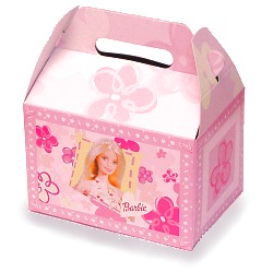 Great pink Barbie themed party box perfect for par