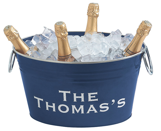 Unbranded Party Bucket - Blue - Personalised