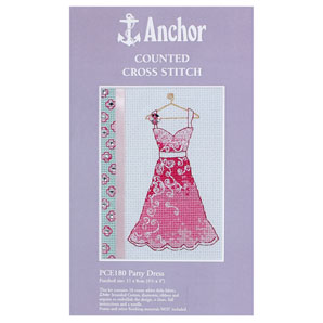 Party Dress Cross Stitch Kit