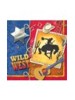 Unbranded Partyware: 16 Wild West Beverage Napkins