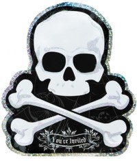 Unbranded Partyware: 8 Midnight Dreary Novelty Invites