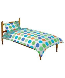 Pastilles Single Duvet Cover Set - Blue