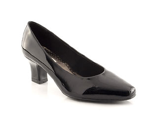 Unbranded Patent Low Heel Court Shoe