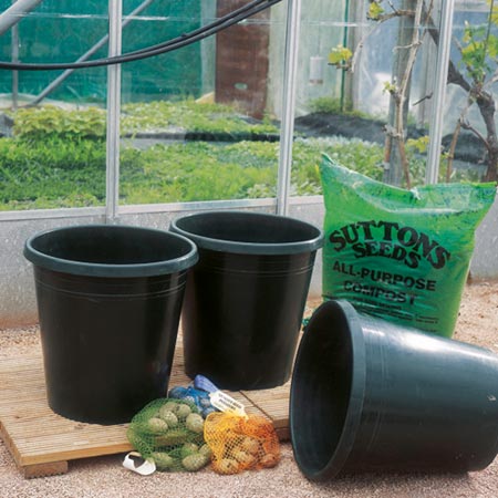 Unbranded Patio Potato Growing Kit 3 Potato Buckets   15