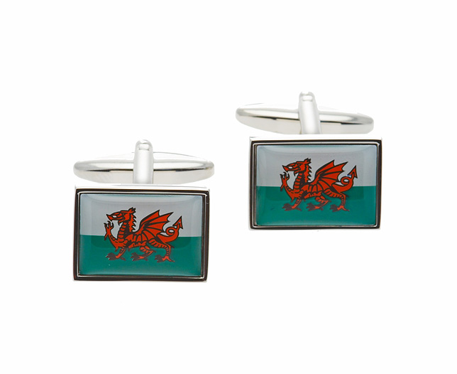 Patriotic Cufflinks- WALES