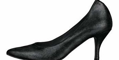 Leather court shoes in a sparkle effect with suede piping and a small vent on the back.Patrizia Dini Shoes Features: Upper, lining and sock: Leather Sole: Other materials Heel height approx. 6.5 cm (2� ins)