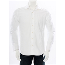 Unbranded Paul Costelloe Self Stripe Shirt White